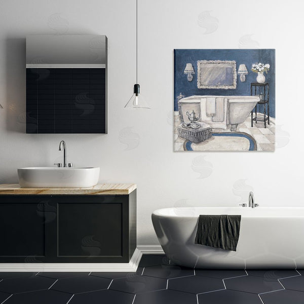 Stupell Industries Charlene Olson | Peaceful Blue Bath