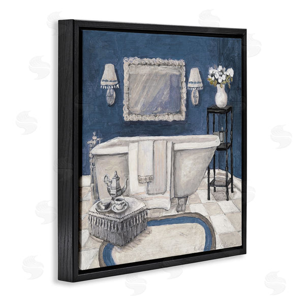 Stupell Industries Charlene Olson | Peaceful Blue Bath