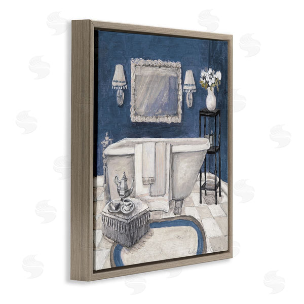 Stupell Industries Charlene Olson | Peaceful Blue Bath