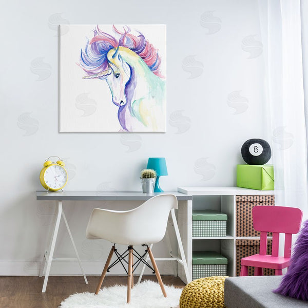 Stupell Industries Chelsea Goodrich | Windblown Mane Unicorn Wall Art
