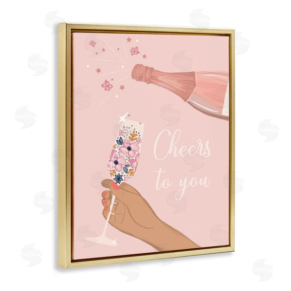 Stupell Industries Chen Alyesh | Cheers To You Champagne