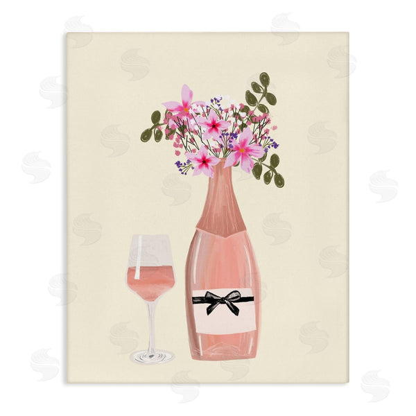 stupell industries Chen Alyesh | Floral Champagne and Glass