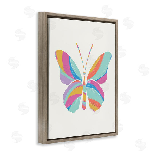 Stupell Industries Chen Alyesh | Groovy Striped Butterfly