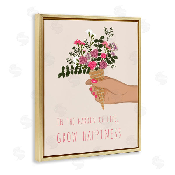 Stupell Industries Chen Alyesh | Grow Happiness With Florals