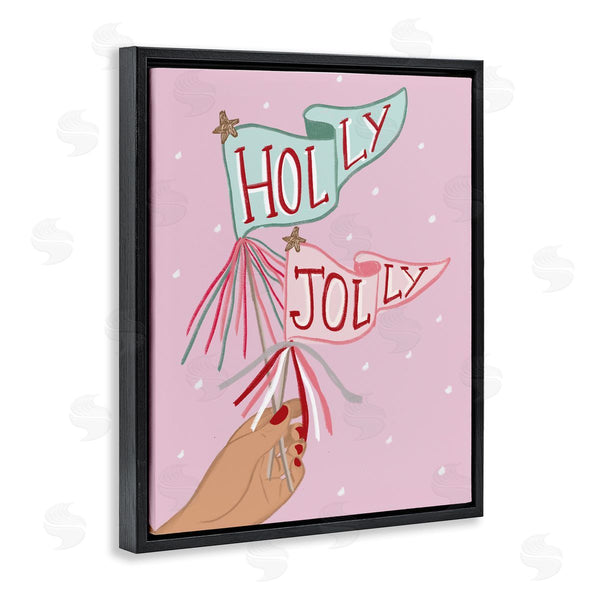 Stupell Industries Chen Alyesh | Holly Jolly Festive Flags