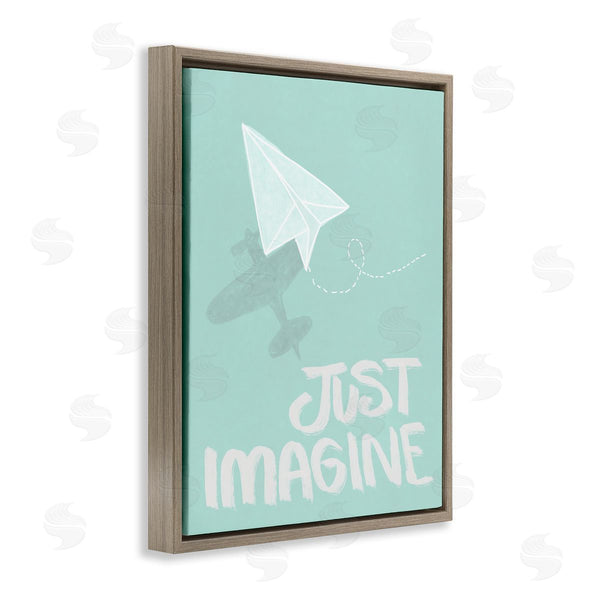 Stupell Industries Chen Alyesh | Inspirational Just Imagine Phrase