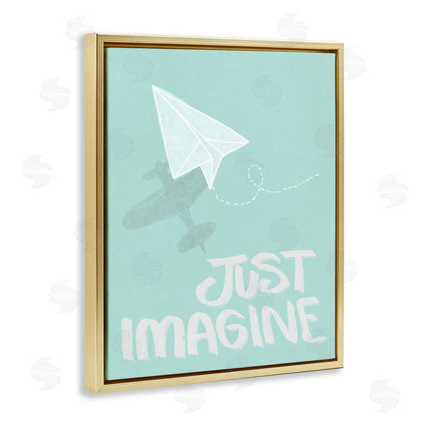 Stupell Industries Chen Alyesh | Inspirational Just Imagine Phrase