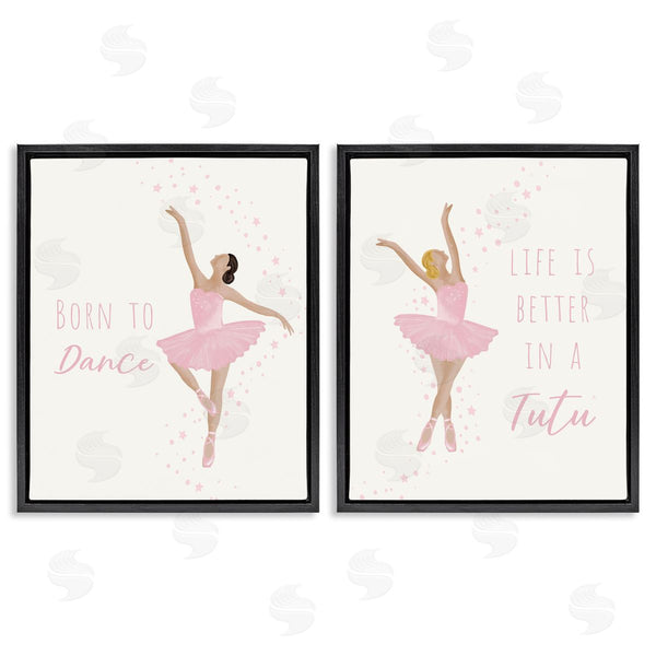 Stupell Industries Chen Alyesh | Inspiring Ballerina Sentiments