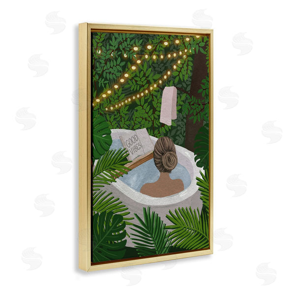 Stupell Industries Chen Alyesh | Jungle Bath Portrait