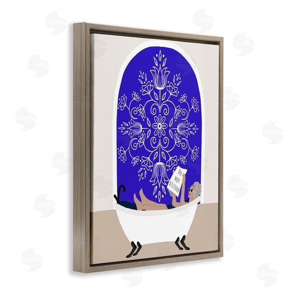 Stupell Industries Chen Alyesh | Mediterranean Muse Bathtub