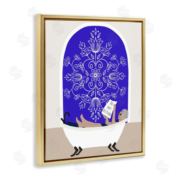 Stupell Industries Chen Alyesh | Mediterranean Muse Bathtub