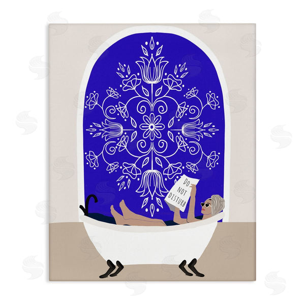 stupell industries Chen Alyesh | Mediterranean Muse Bathtub