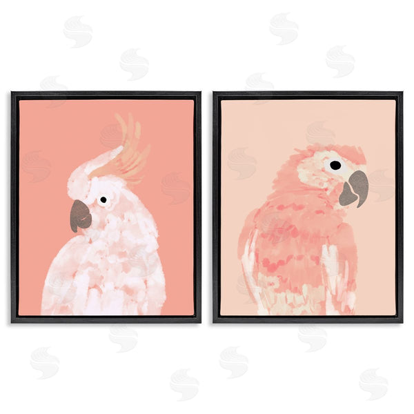 Stupell Industries Chen Alyesh | Peach Cockatoo Parrot Profile