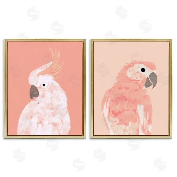 Stupell Industries Chen Alyesh | Peach Cockatoo Parrot Profile