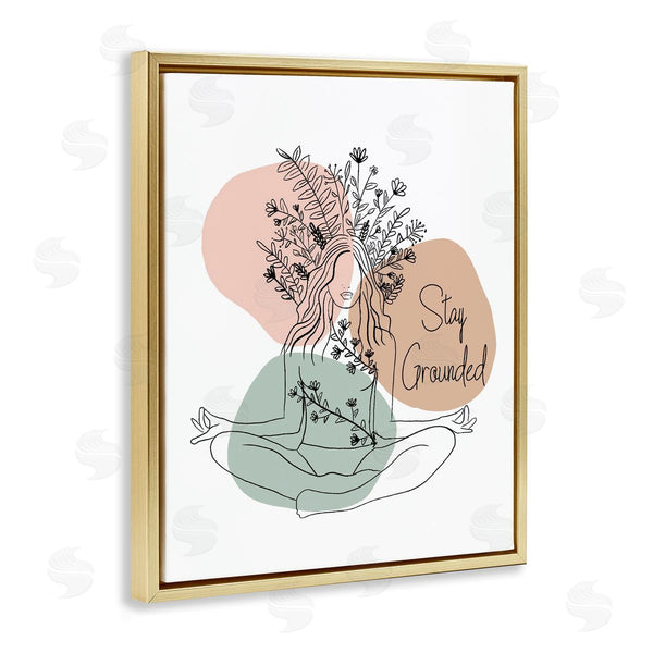Stupell Industries Chen Alyesh | Stay Grounded Portrait