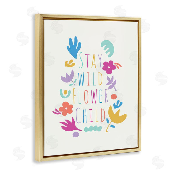 Stupell Industries Chen Alyesh | Stay Wild Flower Child