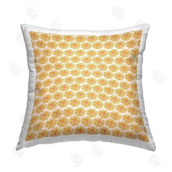 stupell industries Chen Alyesh | Uniform Daisy Pattern Printed Throw Pillow