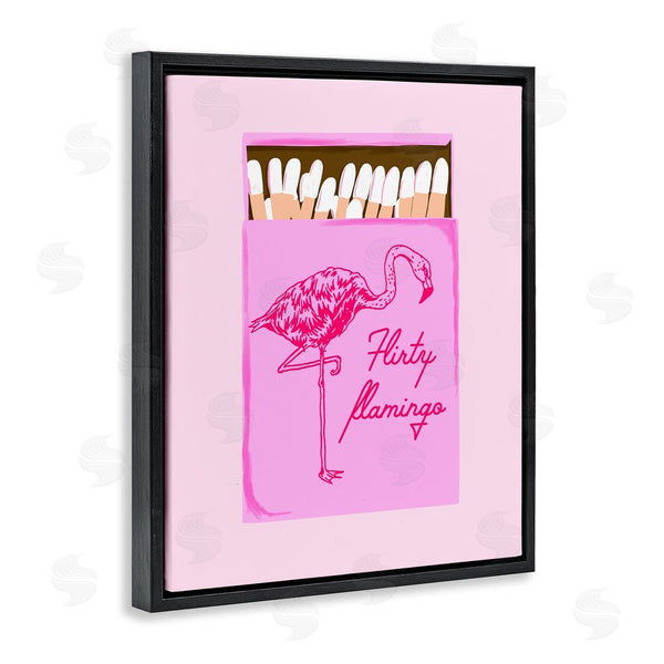 Stupell Industries Cherrywood Lane | Flirty Flamingo Pink Matchbox Wall Art