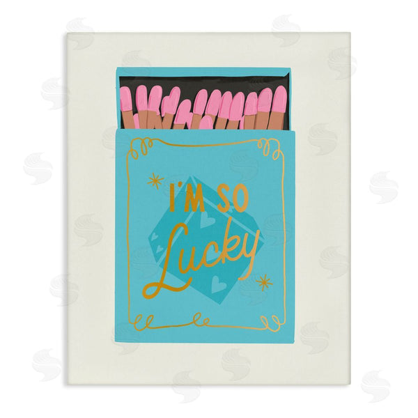 stupell industries Cherrywood Lane | I'm So Lucky Matchbox Wall Art