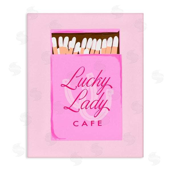 stupell industries Cherrywood Lane | Lucky Lady Cafe Matchbox Wall Art