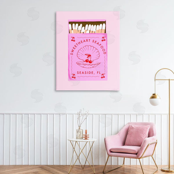 Stupell Industries Cherrywood Lane | Sweetheart Seafood Matchbox Wall Art