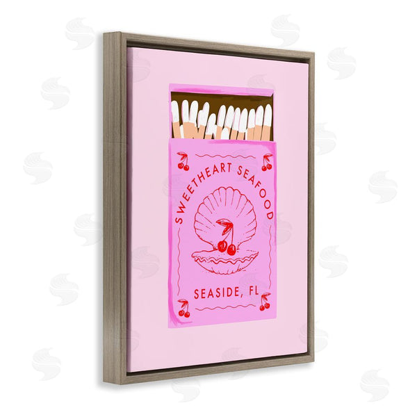 Stupell Industries Cherrywood Lane | Sweetheart Seafood Matchbox Wall Art