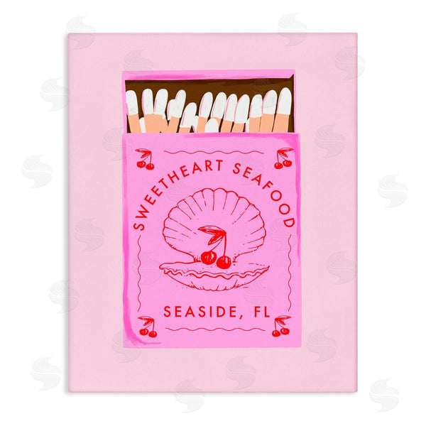 stupell industries Cherrywood Lane | Sweetheart Seafood Matchbox Wall Art