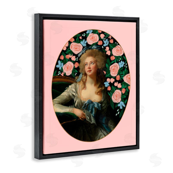 Stupell Industries Cherrywood Lane | Timeless Victorian Lady & Flowers Wall Art