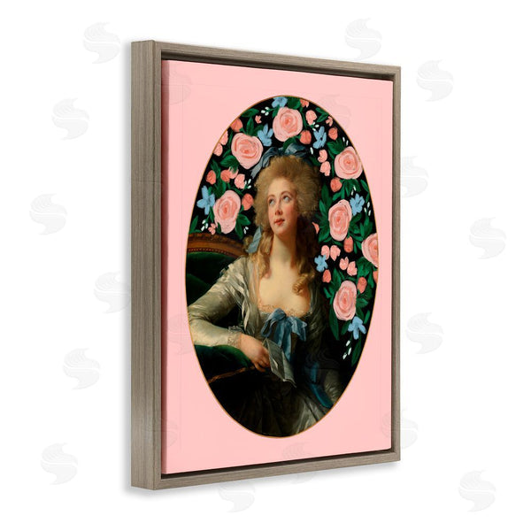 Stupell Industries Cherrywood Lane | Timeless Victorian Lady & Flowers Wall Art