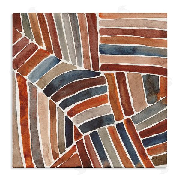 stupell industries Cheryl Warrick | Abstract Terracotta Stripes Wall Art