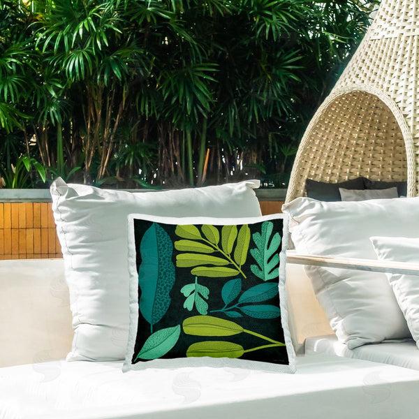 Stupell Industries Cheryl Warrick | Plant Toss Collage Printed Throw Pillow