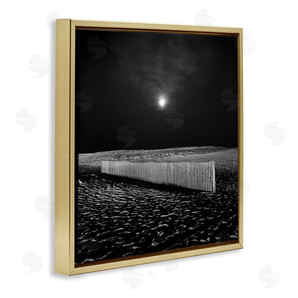 Stupell Industries Chip Forelli | Beach Fence At Night