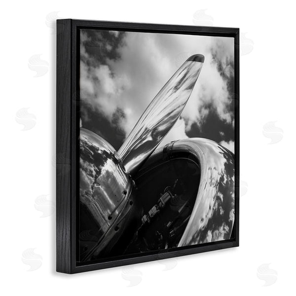 Stupell Industries Chip Forelli | Propeller With Cloud Reflection Wall Art