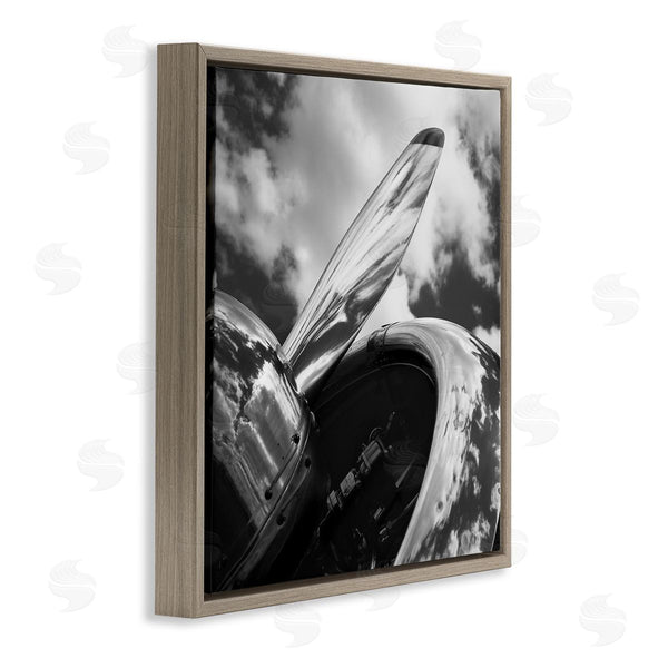 Stupell Industries Chip Forelli | Propeller With Cloud Reflection Wall Art