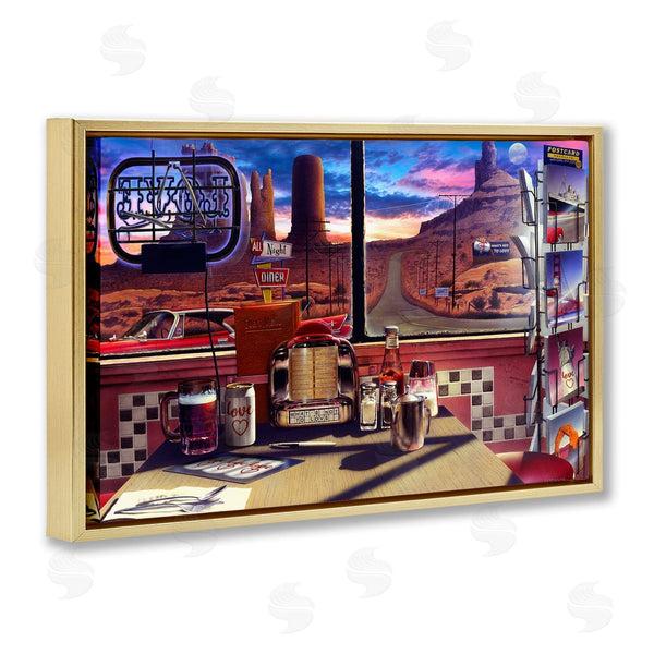 Stupell Industries Chris Consani | Love Diner With Canyon View Wall Art