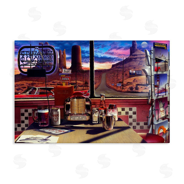 stupell industries Chris Consani | Love Diner with Canyon View Wall Art