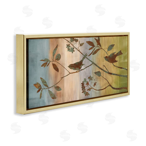 Stupell Industries Chris Donovan | Collaged Bird Nature Silhouette Wall Art