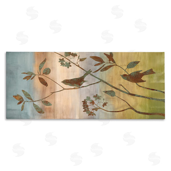 stupell industries Chris Donovan | Collaged Bird Nature Silhouette Wall Art