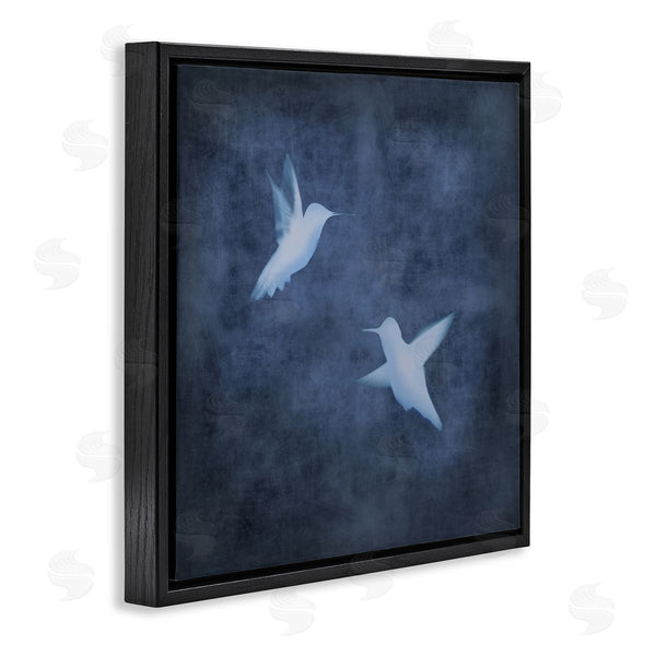 Stupell Industries Chris Donovan | Two Birds Blue Abstract Silhouettes Wall Art