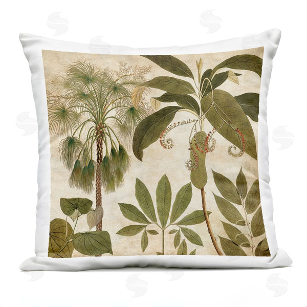 Stupell Industries Chris Donovan | Vintage Botanicals Varied Plants Printed Throw Pillow