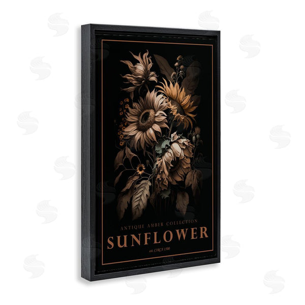 Stupell Industries Chris Giampietro | Antique Sunflower Light
