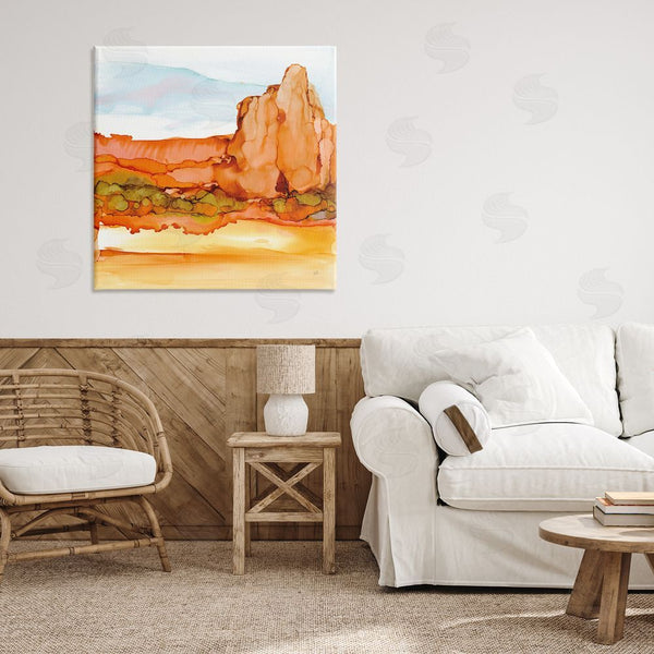 Stupell Industries Chris Paschke | Earthy Desertscape Illusion Wall Art
