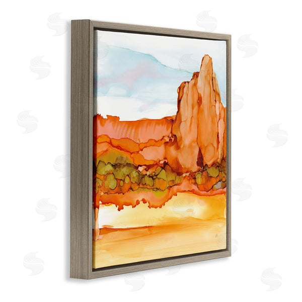 Stupell Industries Chris Paschke | Earthy Desertscape Illusion Wall Art