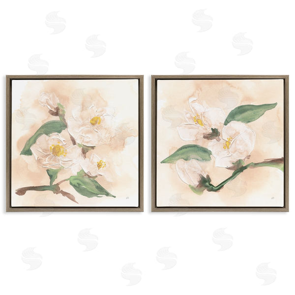 Stupell Industries Chris Paschke | Faded Dimensional Magnolias