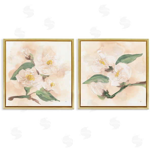 Stupell Industries Chris Paschke | Faded Dimensional Magnolias