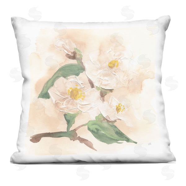 stupell industries Chris Paschke | Soft Dimensional Magnolia Printed Throw Pillow