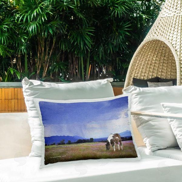 Stupell Industries Chris Vest | Cow & Blue Sky Landscape