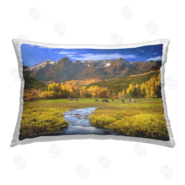 stupell industries Chris Vest | Horse Ranch Autumn View