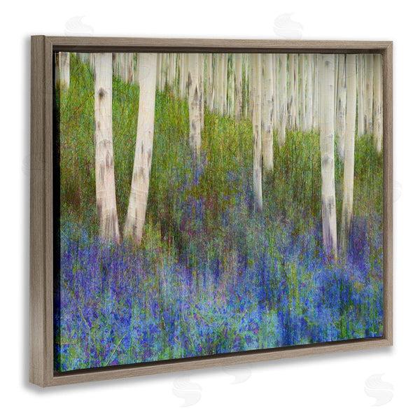 Stupell Industries Chris Vest | Lavender Field With Birch Trees