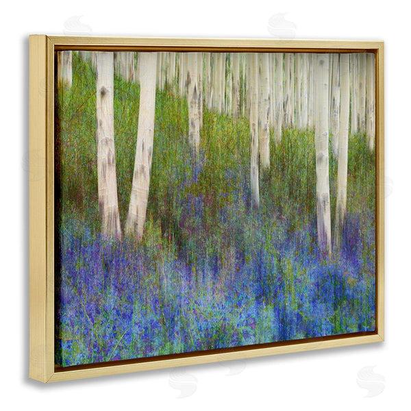Stupell Industries Chris Vest | Lavender Field With Birch Trees